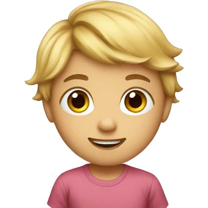 kid drawing emoji