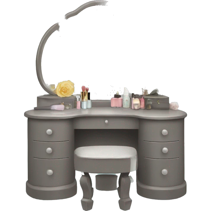 Vanity table with mirror  emoji