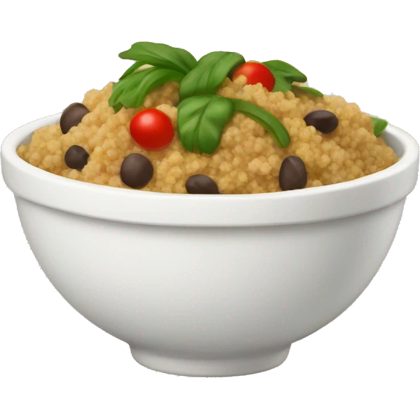 Quinoa bowl  emoji