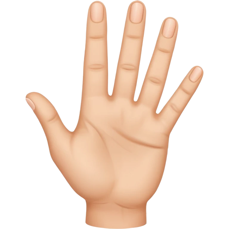 Yvl hand sign only 3 fingers up including thunb emoji