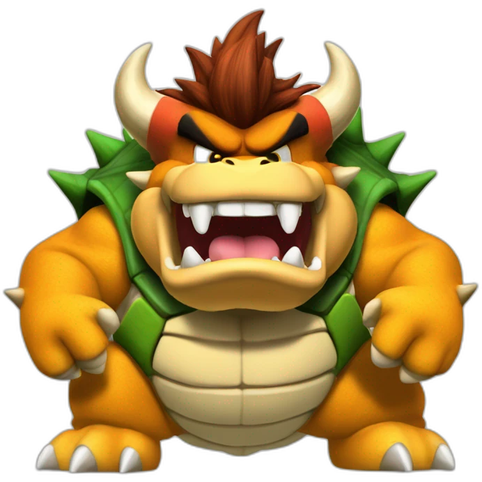 Bowser melanger avec boo emoji