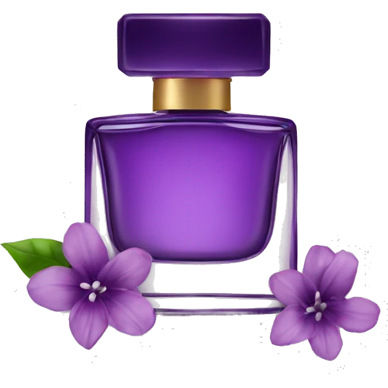 Purple parfum  emoji