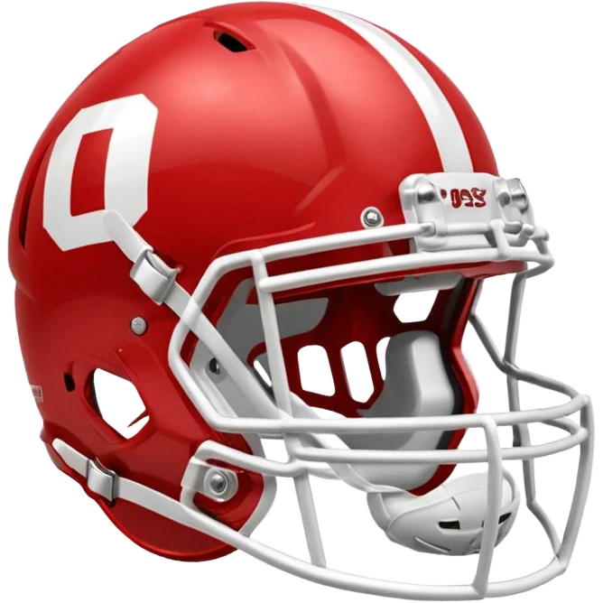 College football player helmet only emoji