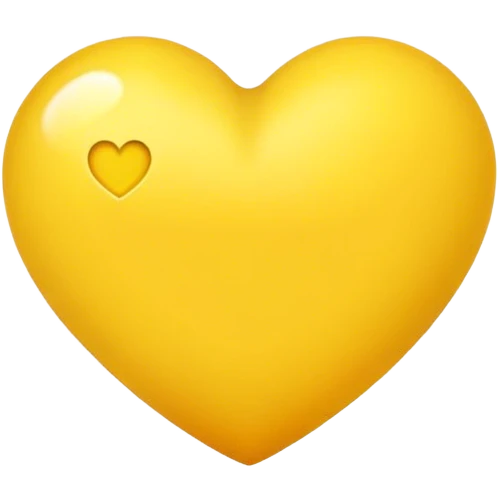 Yellow heart emoji
