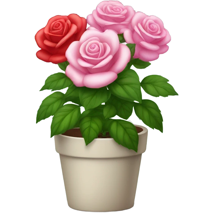 roses plant  emoji
