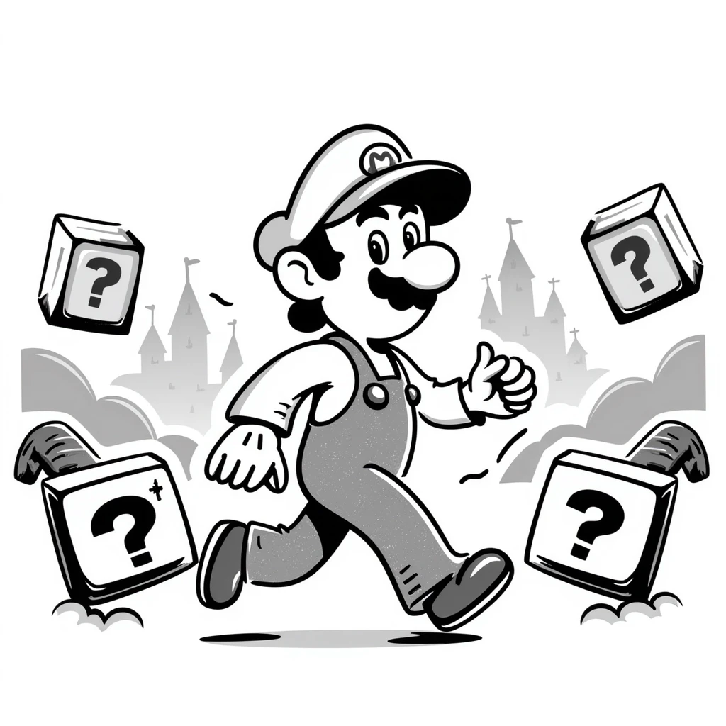 mario retro world emoji