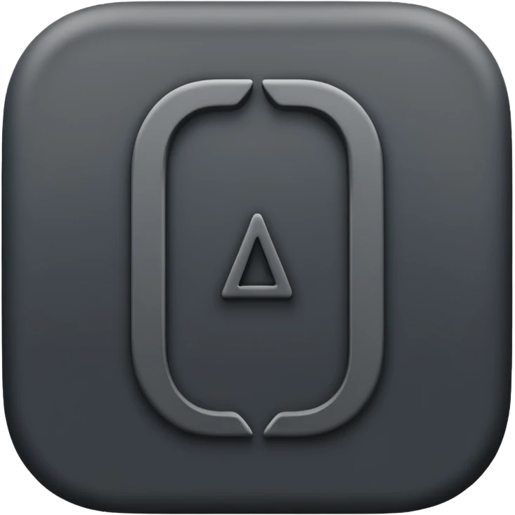 hebrew letter ayin, simple, rounded emoji