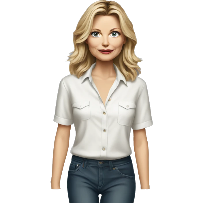 michelle pfeiffer wearing shirt emoji