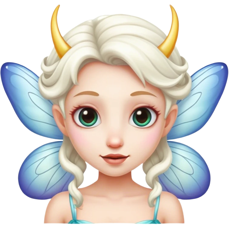 white skin Fairy  emoji