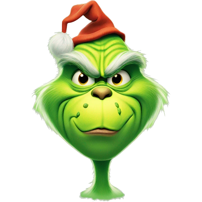 The grinch emoji