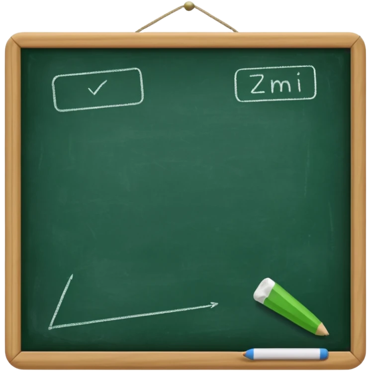 School Chalkboard emoji