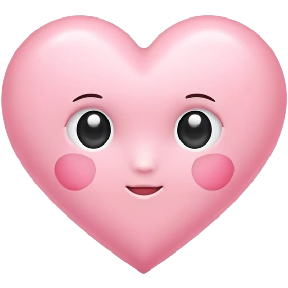 baby pink heart with word “灿华” emoji