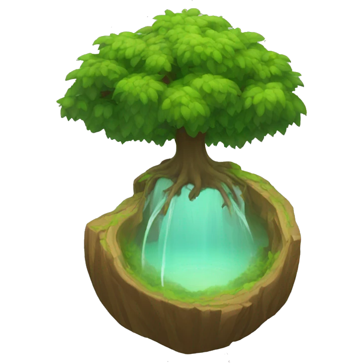 tree drop emoji