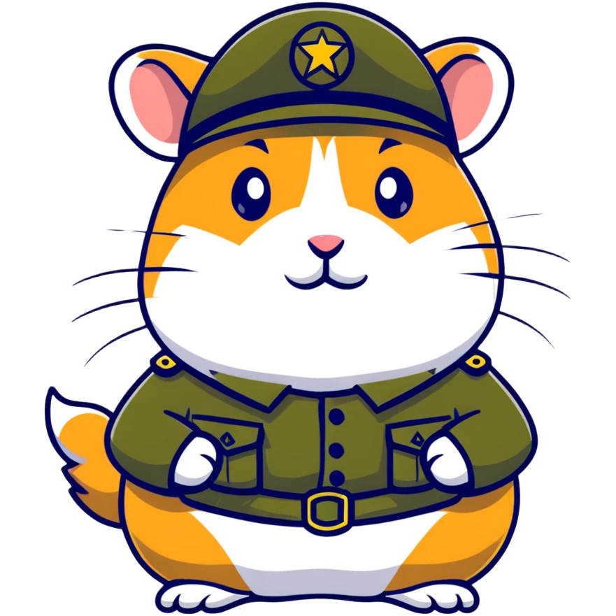 angry army hamster  emoji