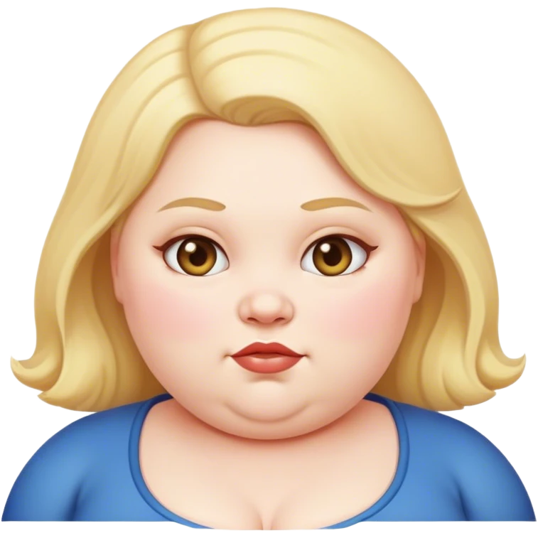 Fat girl emoji