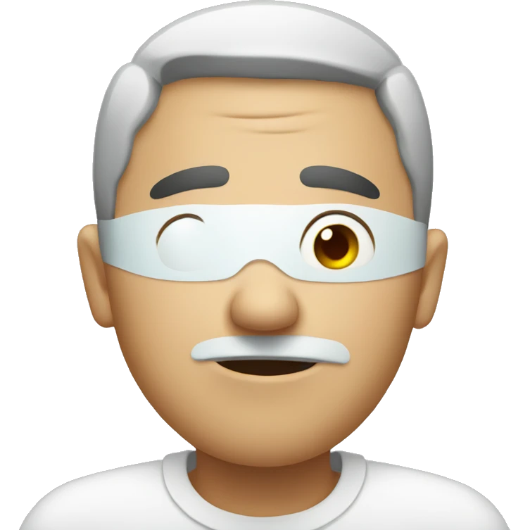 a sick person  emoji