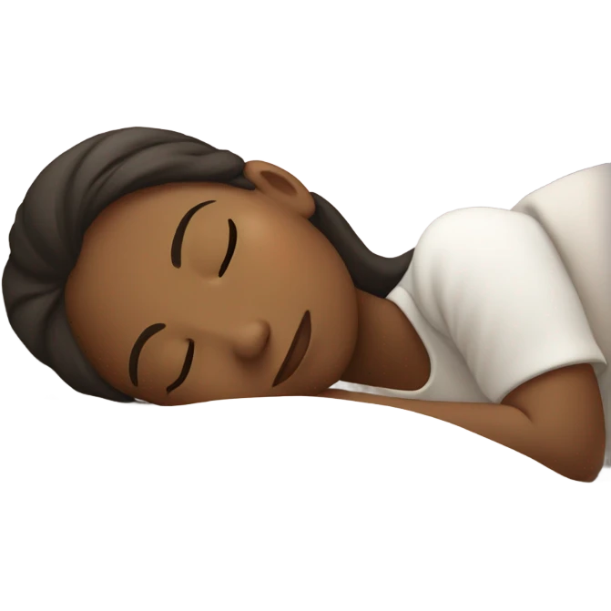 girl sleeping dreaming emoji
