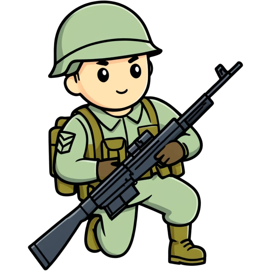Soldier  emoji