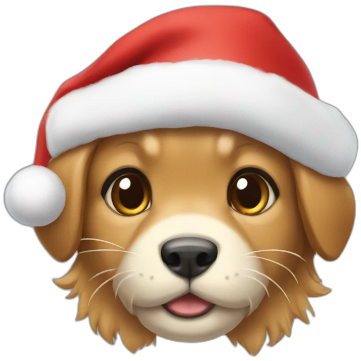 Pawmipokemon with Christmas hat emoji