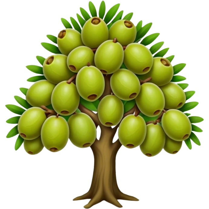 Árbol de olivas emoji