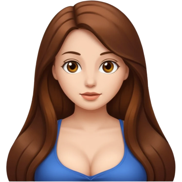 MILF with nudę big tits emoji