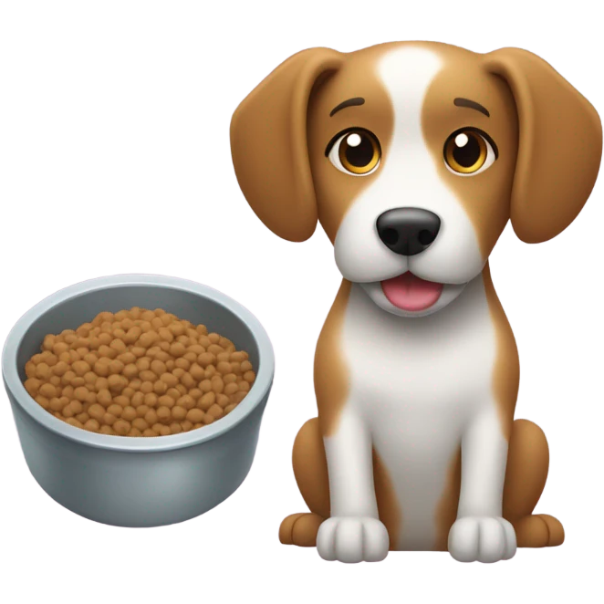 Dog food and water  emoji