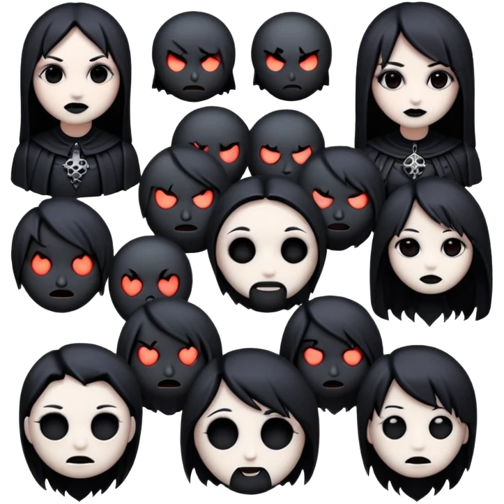 Goth emojis
 emoji
