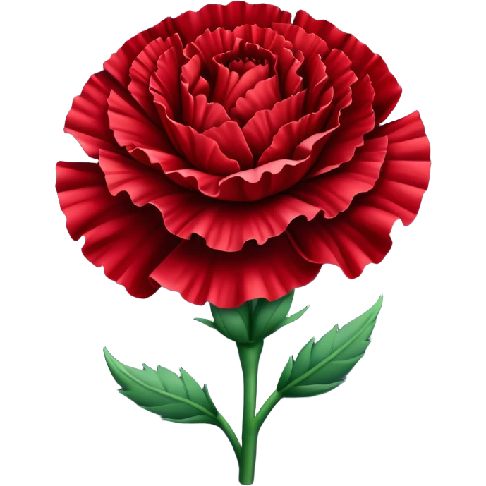 Red carnation emoji