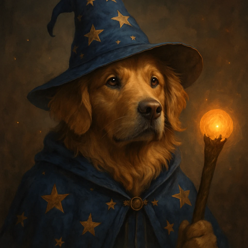 wizard dog emoji