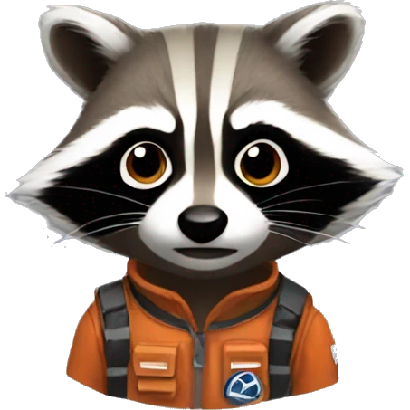 Rocket racoon  emoji