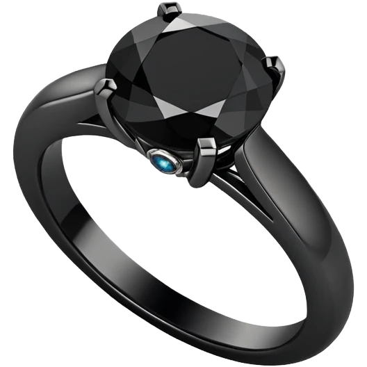 Black engagement ring emoji