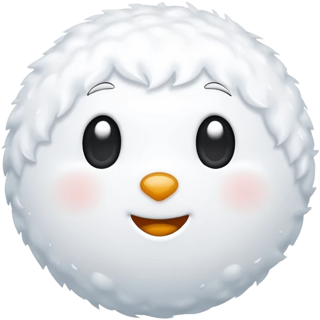 snow ball emoji