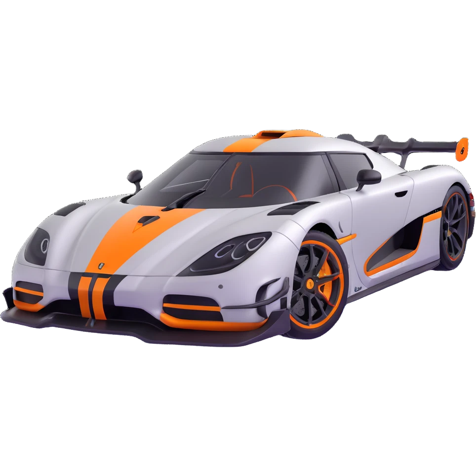 Koenigsegg One:1 hypercar emoji