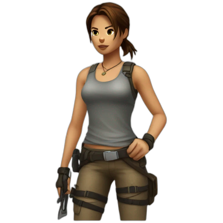 lara-croft emoji