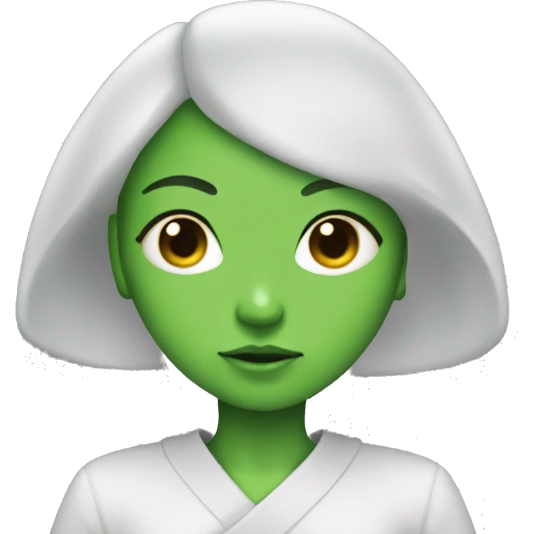 Japanese girl alien emoji