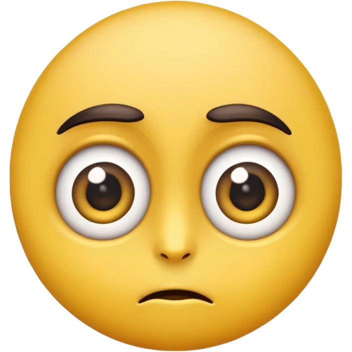 Make an awkward emoji thats looking away nervously emoji
