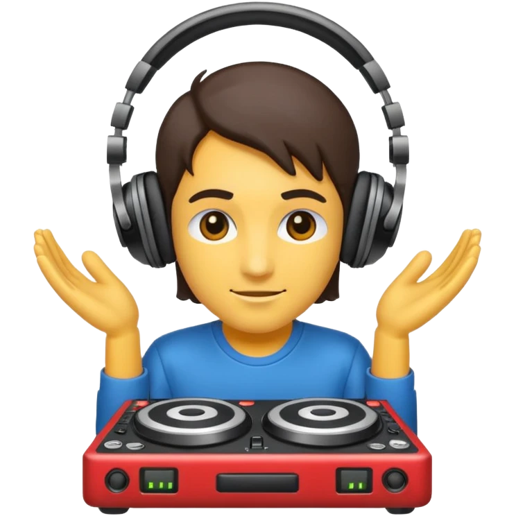 DJ with headphones emoji