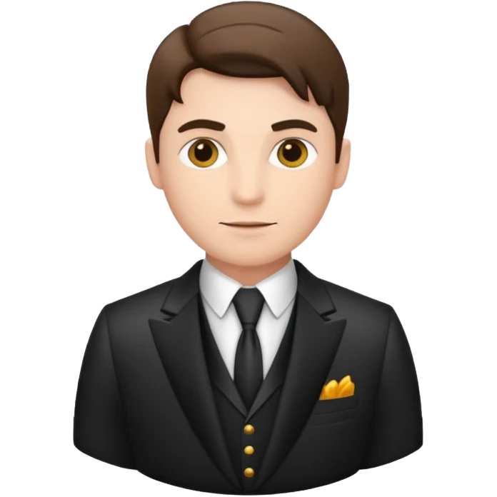 Dag in fancy suit emoji