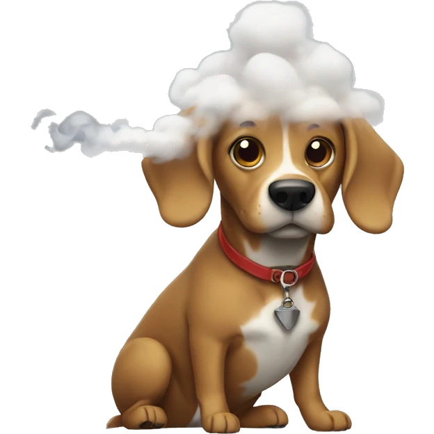 smoke dog emoji