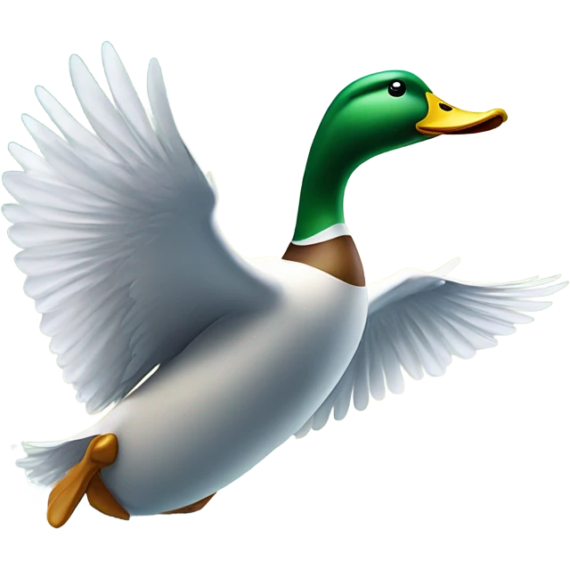 Duck swimming emoji