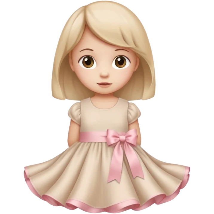 things baby pink and light beige for girls emoji