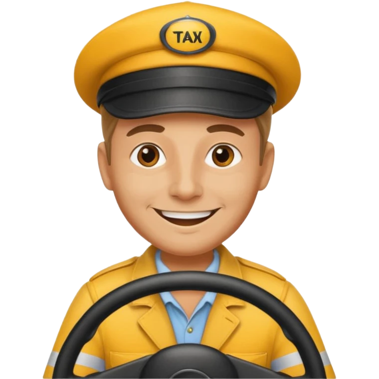 Taxi driver emoji