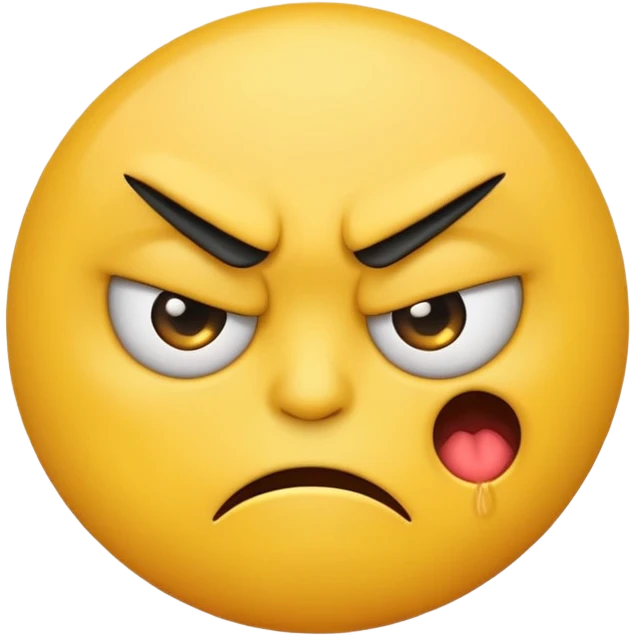 Un emoji enojado  emoji