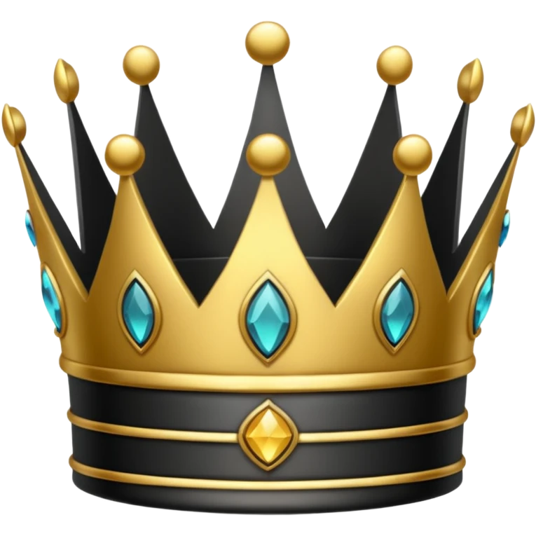 crown black emoji