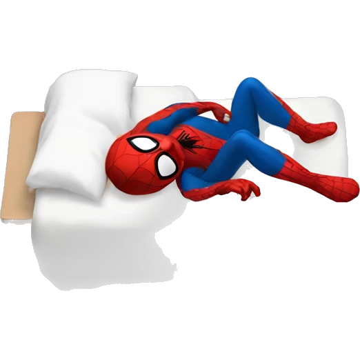 Spider-Man Sleeping emoji