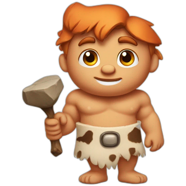 cute fredflintstone emoji