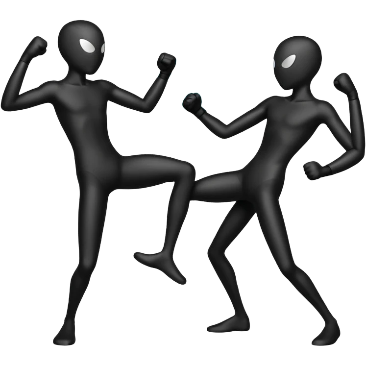 Stickman luta emoji