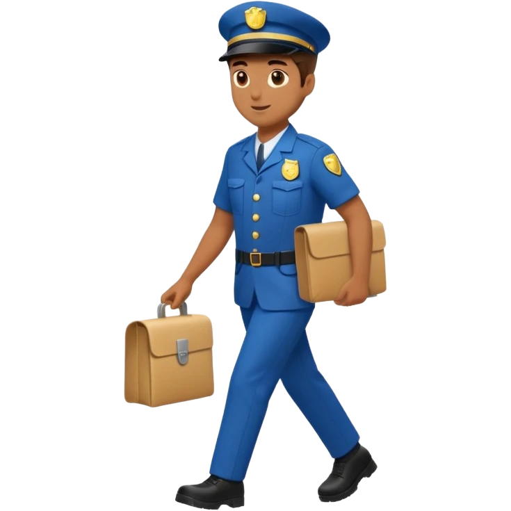 mailman full body walking emoji