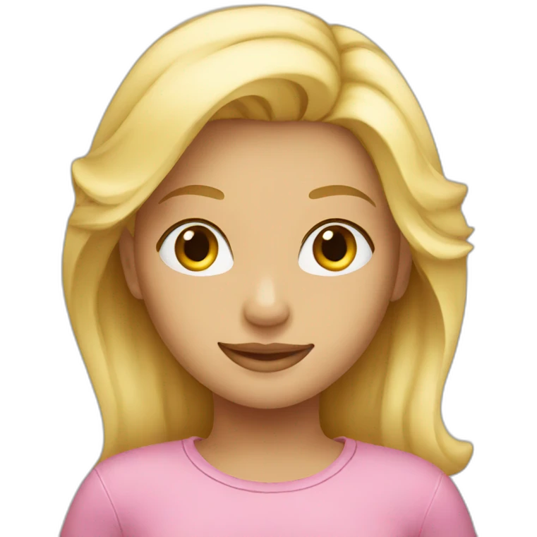 blond girl emoji