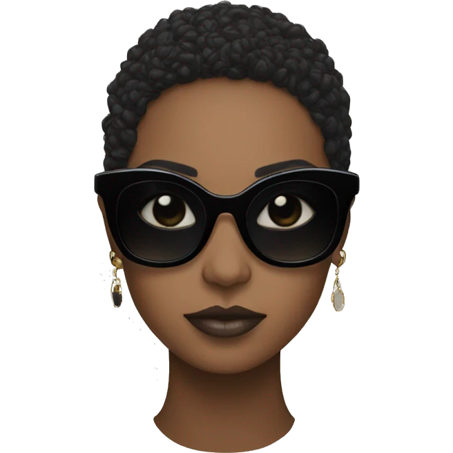 Black Dior Shades emoji